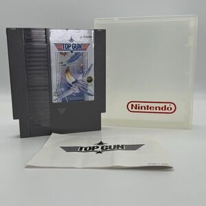 Vintage Nintendo NES Top Gun game